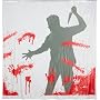 Man with Knife Shower Curtain with Sound