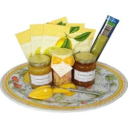 Lemons and Citrus Gourmet French Themed Gift Basket