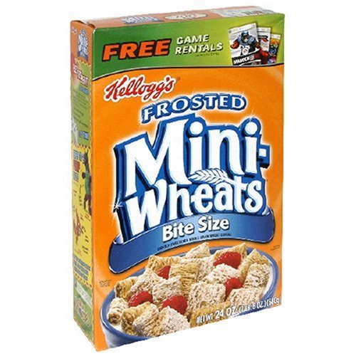 Kellogg's Mini-Wheats, 24-Ounce Box (Pack of 4)