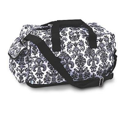 Paris DAMASK duffle OVERNIGHT duffel BAG carry on NEW