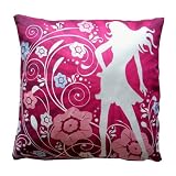 Flower Garden Girl Luxury Pillow by 
