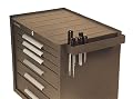 Screw Driver Tray Brown Wrinkle Finish