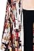 82 Days Women'S Poly Span Open Front Kimono Style Long Cardigan - Print