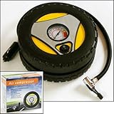 Luftkompressor 12 Volt für Zigarettenanzünder in Lenkradform (100444) Luftkompressor 12 Volt für Zigarettenanzünder in Lenkradform (100444)