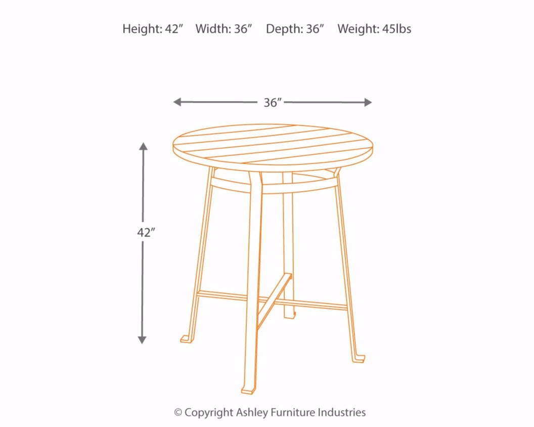 Ashley Furniture Signature Design Challiman Dining Room Bar Table