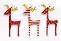 The Gift Wrap Company Boxed Christmas Cards, Reindeer Row, 15-Count Box (Pack of 2)