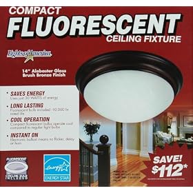 Lights of America Compact Fluorescent Ceiling Light Fixture by Lights of America
