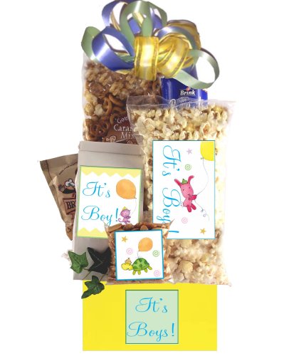 It's Boys -Twin Baby Gift Basket