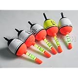 5 Piece 15g EVA Floats +10pcs Glow Stick Fishing Floats Luminous Lighting EVA Foam Floats