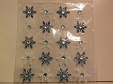Recollections Rpeating *Glitter Snowflake* Dimensional Stickers