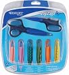 Westcott Craft ZigZagz Interchangable Blade Scissors, Pack of Two Scissors and Six Cutting Patterns
