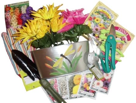 Spring Has Sprung Gift Basket ~ Mother's Day ~ Flower Seeds &amp; Gardening Tools
