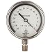 Ashcroft 30 Test 3" 316 Stainless Steel Vacuum Gauge -30/0 In/Hg