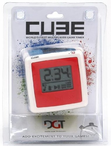 DGT Cube Game Timer and Chess Clock & Play Chess - Have Fun E-Book (2 item Bundle)