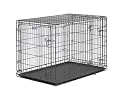 Midwest Select Triple-Door Home Training and Travel Series Dog Crate, 42"L x 28"W x 30"H