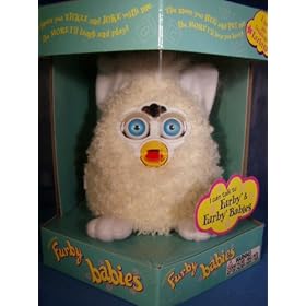 FURBY BABIES CREAM, WHITE FEET AND INNER EARS, CREAM HAIR by FURBY