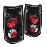 91-94 Isuzu Rodeo Euro Taillights - JDM Black 