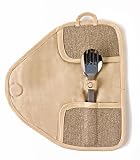 Mytensils Titanium Portable Utensil Flatware Set with Travel Case - Eco Hemp Natural Style: Serrated Knife Set