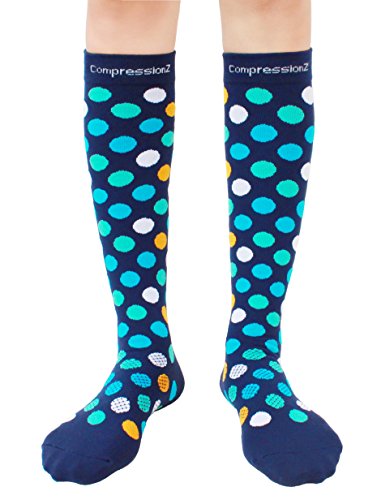 Compression socks (ocean dots m/ 20-30mmhg) men & w…