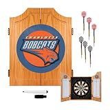 NBA Charlotte Bobcats Wood Dart Cabinet Set