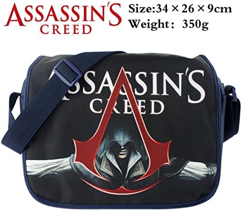 Anime Movie Assassin's Creed Shoulder Bags Messenger Bag Teens School Bag