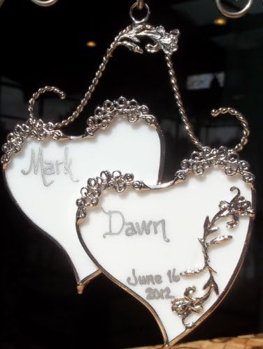 Personalized White SweetHearts Wedding or Anniversary Gift