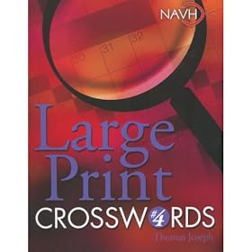 Large Print Crossword Puzzle Book # 4