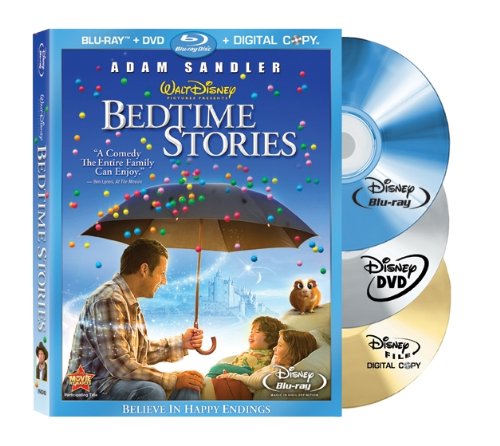 Cover art for  Bedtime Stories (Three-Disc Edition:  DVD/Digital Copy/Blu-ray Live)