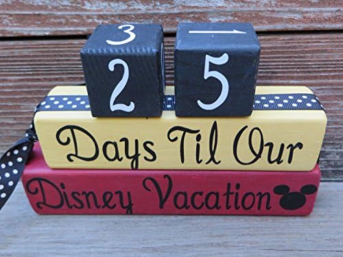 Disney Vacation Countdown Blocks