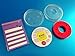 Firsty Baby Tooth Boxes 2 Comboset (Blue / Pink, boy / Girl) Round - Free Fridge Magnet Stickers - Ships Every Tuesday and Friday