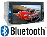 GOLDEN - NEW Double 2 Din In Dash 6.5 Inch Touch Screen LCD Monitor Car DVD VCD CD MP3 MP4 DIVX Player with Built-in BLUETOOTH, USB, TV and AM / FM Receiver