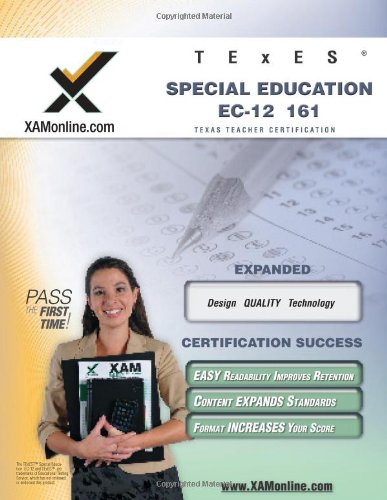 texes special education ec 12 161 teacher certification test prep study guide xam texes