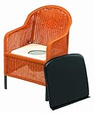 Drive Medical C008 Wicker Commode 16-inch Width x 18-inch Height