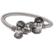 Fashion Bracelet Sterling Silver Cuff Jewelry 2.3 inches (brclt261)