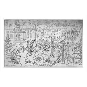 Historic Print (M): [The day we celebrate. Our youngest contributor's idea of it]
