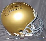 Joe Montana Autographed/Hand Signed Notre Dame Full Size Authentic Proline Helmet w/ 1977 National