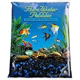 Pure Water Pebbles Aquarium Gravel, 5-Pound, Midnight Glo