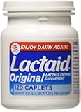 Lactaid Original Strength Lactase Enzyme Supplement, Caplets - 120 ea