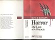 Horror. Die Lust am Grauen. Ein 'Psychologie Heute'- Buch.