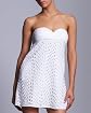 Laser-Cut Eyelet Strapless Dress main image