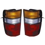 Acura SLX Isuzu Trooper Replacement Tail Light Assembly - 1-Pair by AutoLightsBulbs