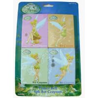 Disney Tinkerbell Stationery - Tinker Bell 4 pack crayons set by Disney