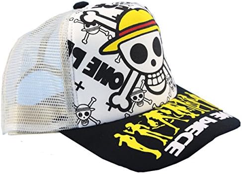 Ilucky Anime One Piece Mesh Cap Anime Hats Baseball Cap