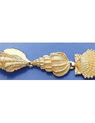 Gold Nautical Braclt Bracelet Misc. Shell Link Bracelet