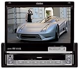 Clarion VRX485VD 7-Inch Single-Din Multimedia Station with Fully Motorized Touch Panel Control and iPod Ready
