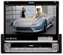 Clarion VRX485VD 7-Inch Single-Din Multimedia Station with Fully Motorized Touch Panel Control and iPod Ready