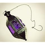 ESK Collection Purple Moroccan Candle Lantern