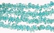 36 inch Endless Chip Necklace (approx. 8mm) - Quartz Dyed Light Blue