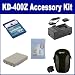 Konica KD-400Z Digital Camera Accessory Kit includes: ZELCKSG Care & Cleaning, SDNP500 Battery, SDM-152 Charger, KSD2GB Memory Card, SDC-22 Case