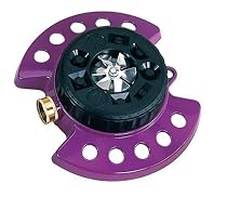 Dramm ColorStorm 9-Pattern Premium Turret Sprinkler With Heavy Duty Metal Base - Berry #15026